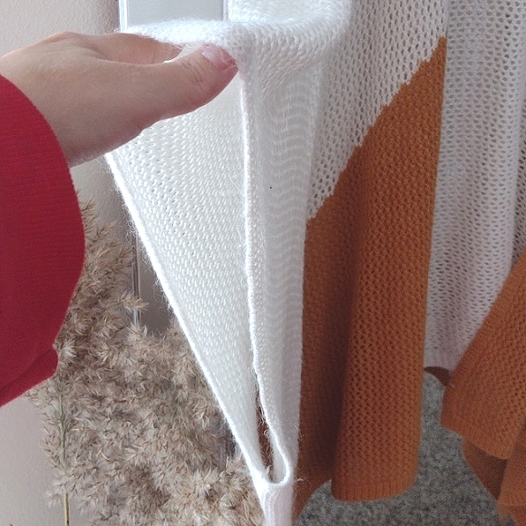 Universal Thread knit poncho open cardigan - Picture 3 of 6